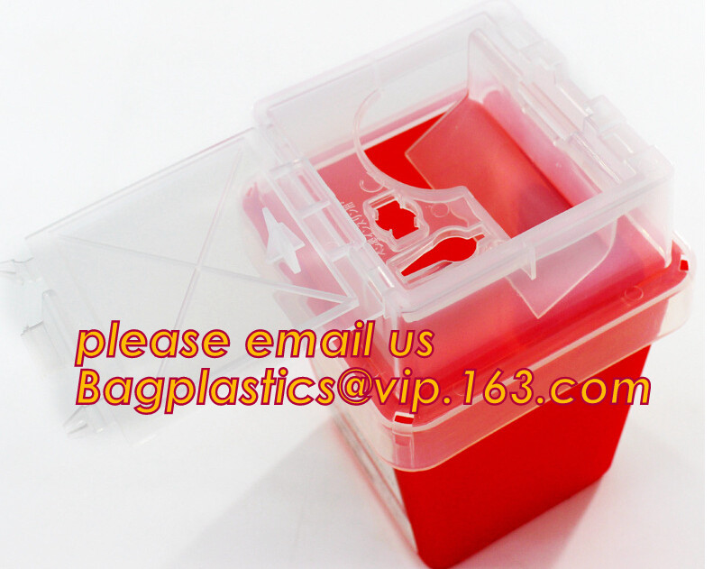 5-quart sharp containers regulations, biohazard sharp container, Disposable dual biohazard supplies - syringes without n