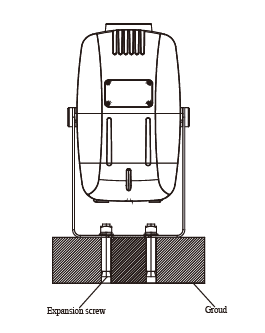 Change Rainbow AC 100V 400 Watt Outdoor Gobo Projector