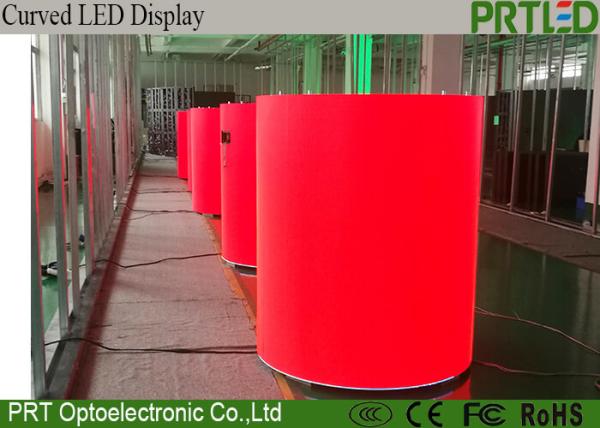Quality Indoor Advertising Soft LED module Round Circle Curve P2.5 Flexible Led Panel for sale