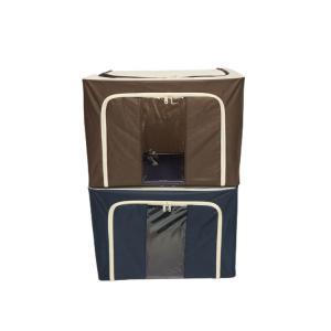 China Waterproof Large Collapsible Fabric Storage Bins Stackable Ultralight ISO9001 on sale