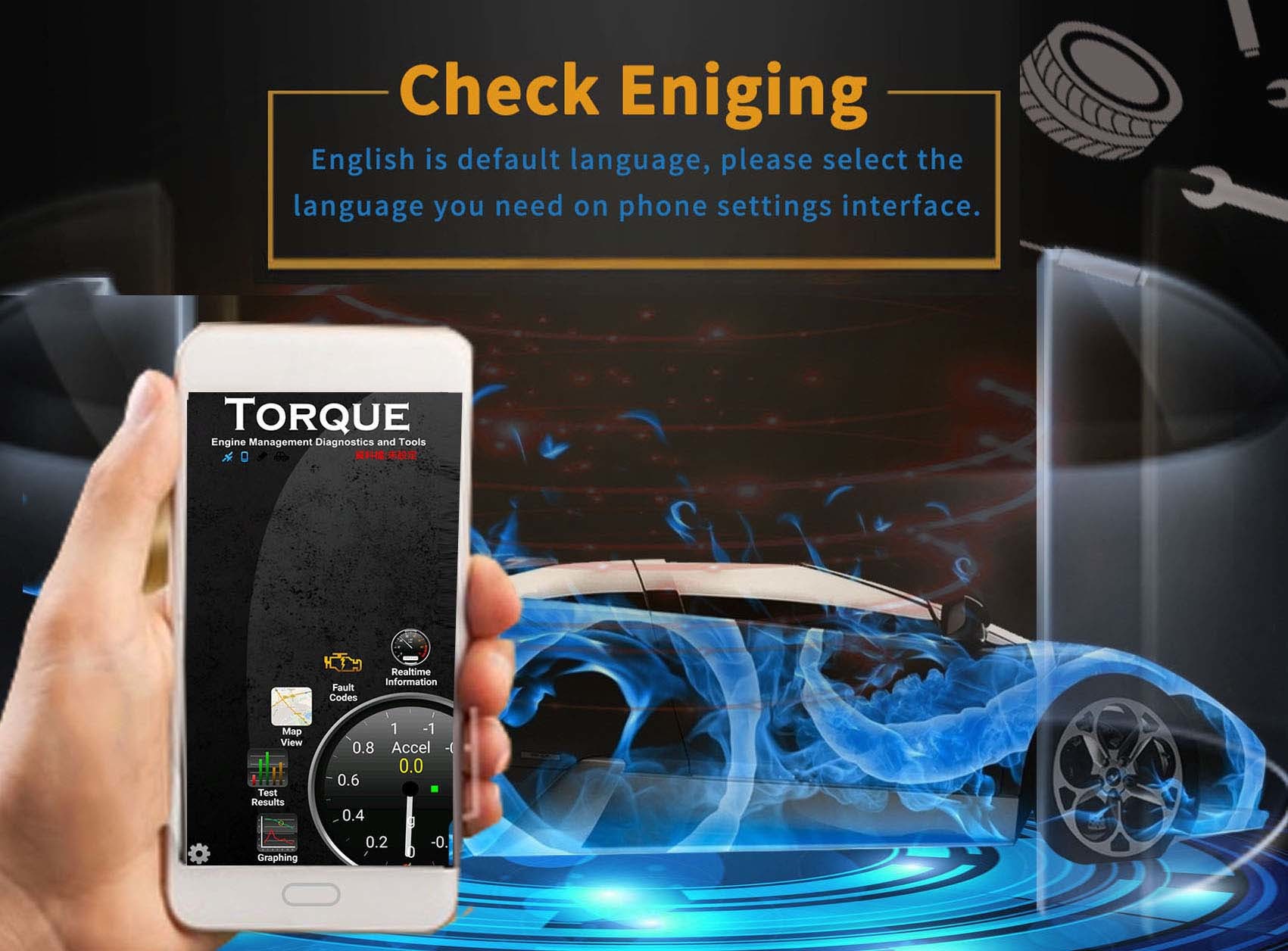 Portable Obd2 Wifi Auto Scanner / Precise Wifi Adapter Diagnostic Tool