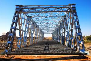 China Construction Temporary Road Prefabricated Steel Truss Bridge on sale