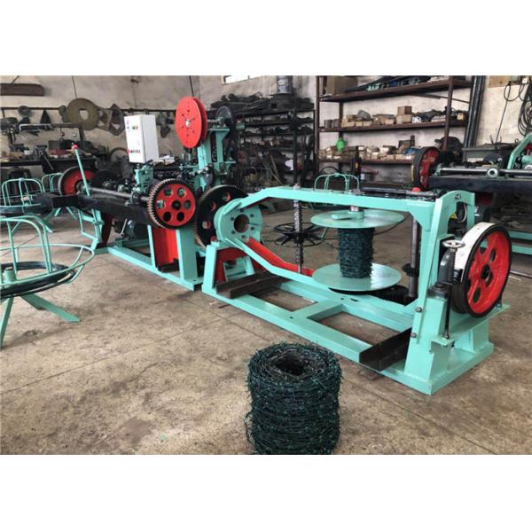 Reverse Fully Automatic Barbed Wire Machine Customized Color Easy Operation