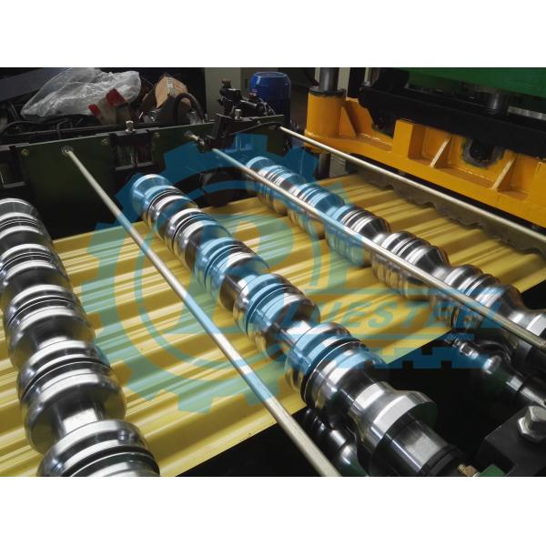 Hydraulic Cutting Roof Panel Machine Roller Forming Machine 980 Type