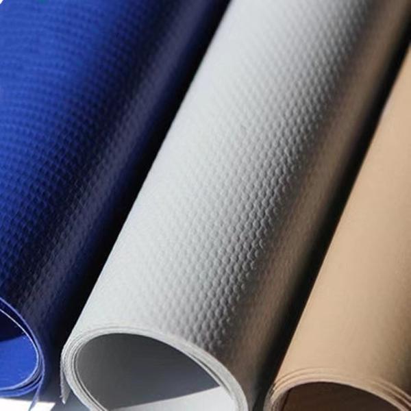 300-1500GSM Super Heavy Weight PVC Vinyl Tarpaulin For Construction Site Fence Screening In Industrial Settings