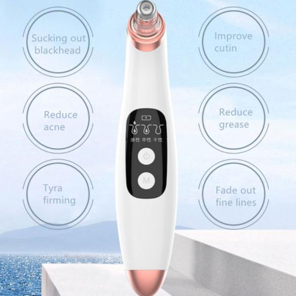 Quality 400mAh Rechargeable Battery Face Vacuum Cleaner Blackheads Removal Machine Deep Clean for sale