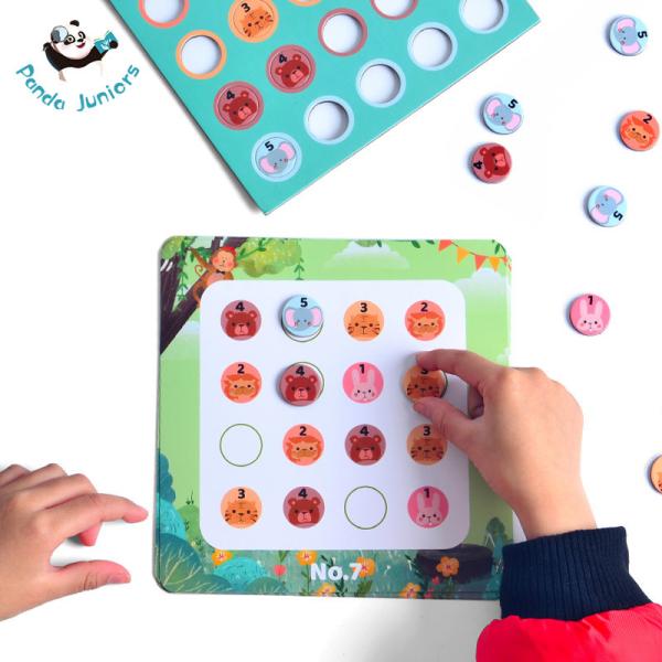 Quality Brain Games Large Print Sudoku Book , Rubber Magnet Sudoku Puzzle Books For Adults for sale