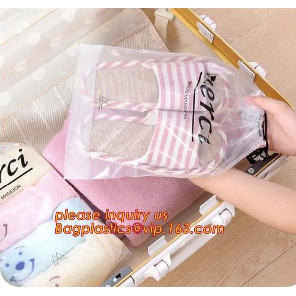 Biodegradable draw string pe bag logo printed poly pouch drawstring bags wholesale,outdoor plastic drawstring bag for sp
