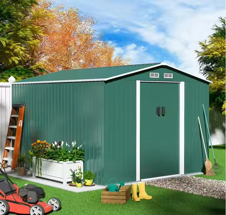 Yardmaster 8 X 6FT Dark Grey Outdoor Garden Storage Building Yard Shed