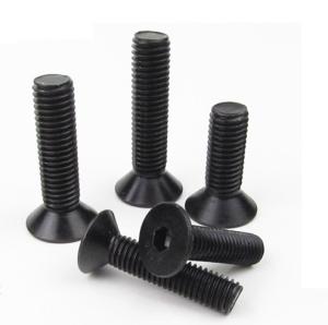 China Black Finish DIN 7991 Countersunk Hexagon Socket Bolt with Customer Requirements on sale
