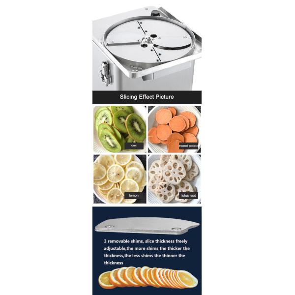 Professional Electric Vegetable Fruit Cutter with Durable Stainless Steel Construction