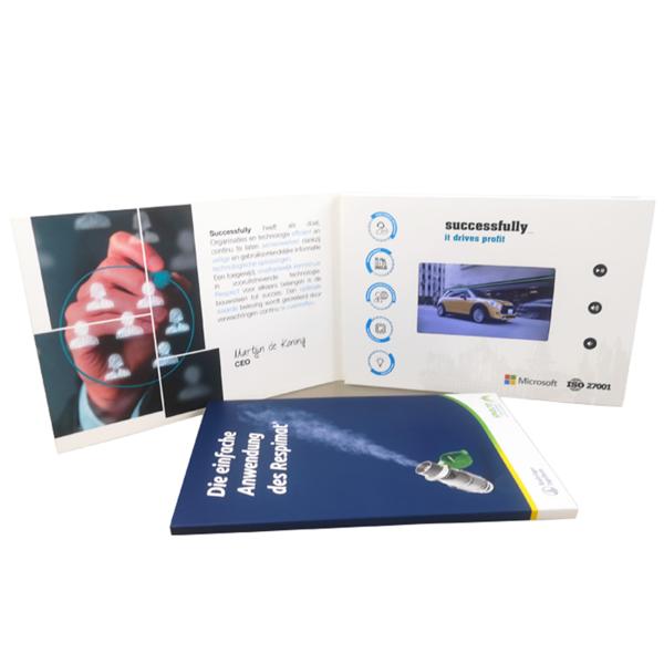 Quality Customizable Video Mailer Card for Business Promotion Magnetic Flap and Multiple Button Control for sale