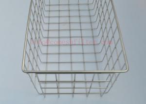 China 316 l Sterilization Trays Stainless Steel Basket For Surgical Instruments Medical Grade wholesale
