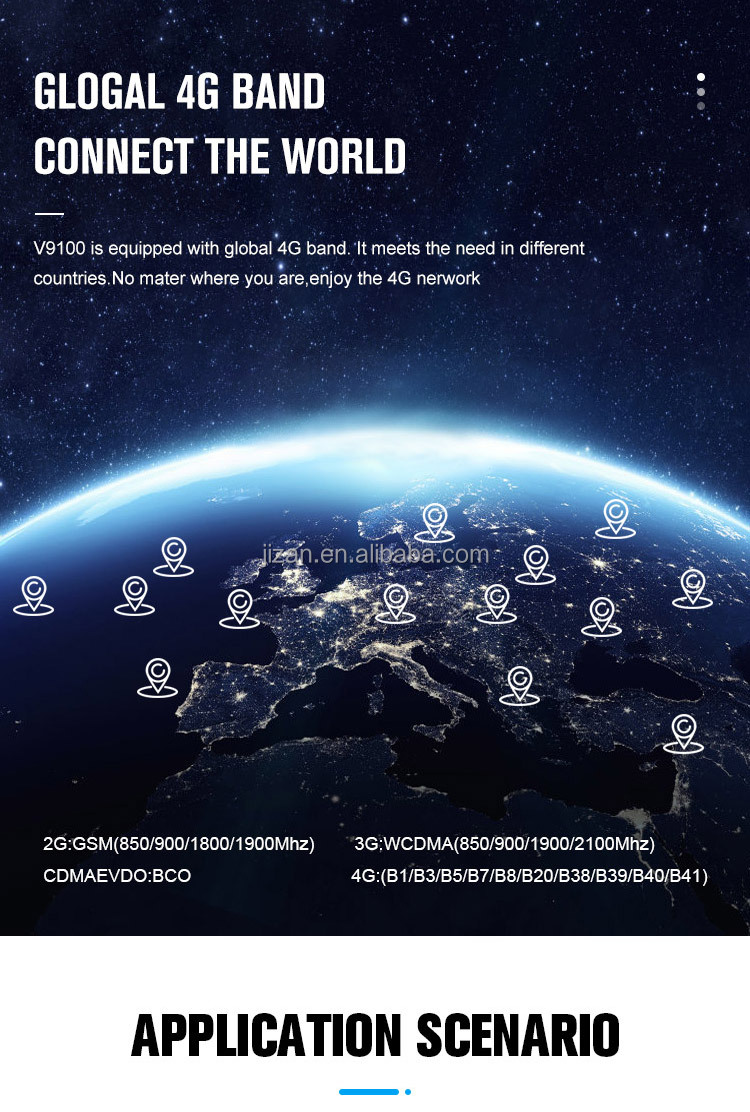 JZIOT V9000P Handheld Portable Barcode Scanner Wireless 2D Barcode Scanner Android OS GPS GSM