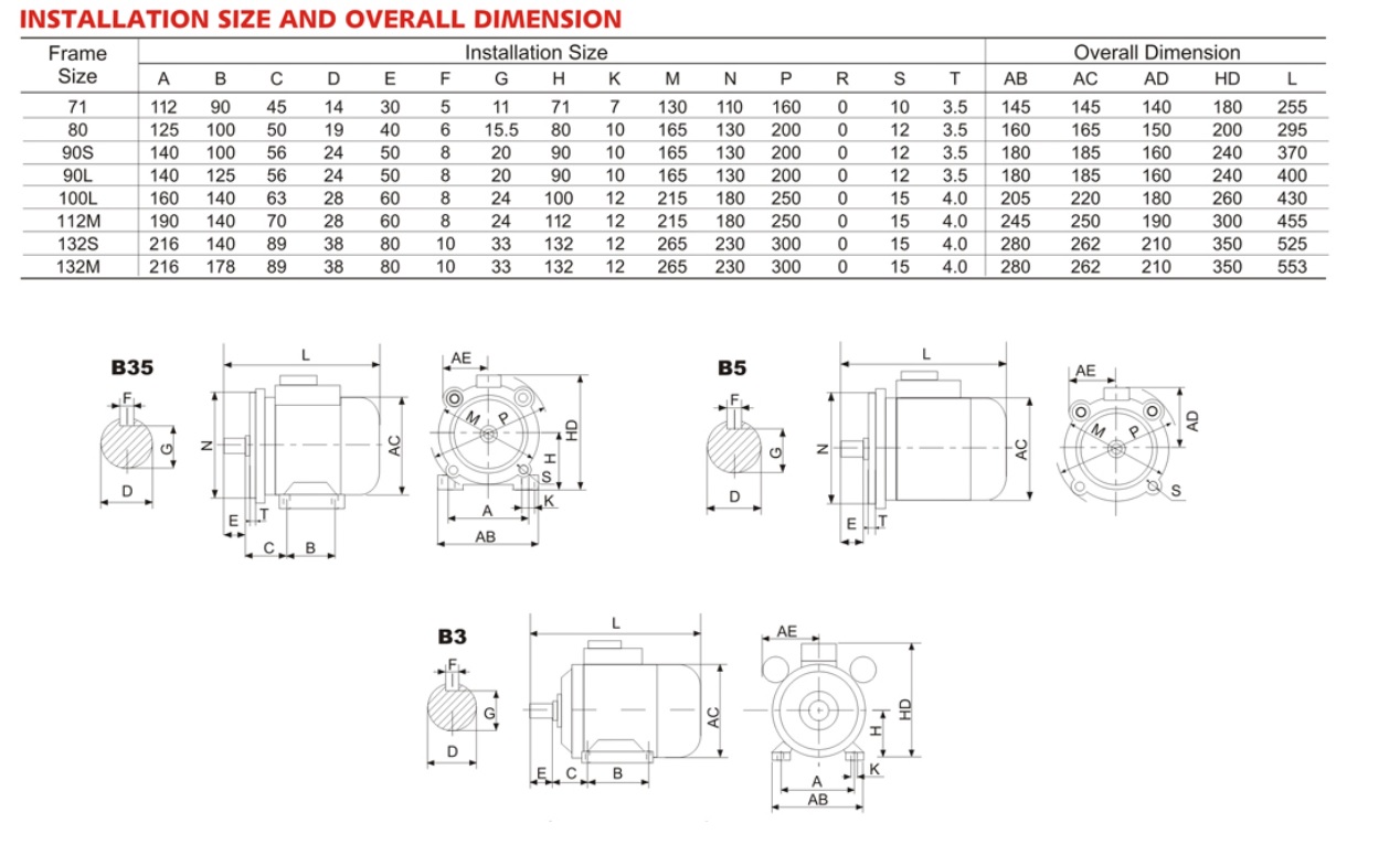 electric motor drawing