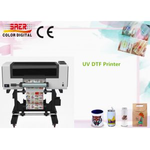 China 30cm UV Dtf Printer For Sticker Printing Roll To Roll Inkjet Printer On Any Hard Materials wholesale