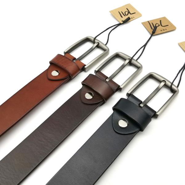 Antiwear Multipurpose Black Formal Belt , 38mm Pure Leather Belt For Women