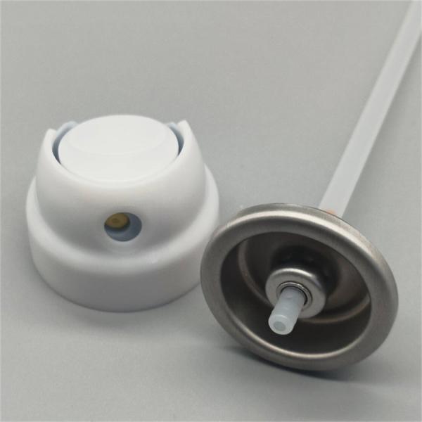 Sunscreen Aerosol Valve for Cosmetic Spray Use – Skincare Packaging Solution with Actuator – Continuous Mist Dispenser for UV Protection