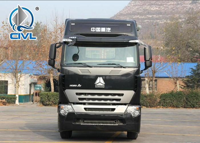 40 Ton Prime Mover Truck , Howo A7 Cabin Sinotruk 420hp 6x4 Tractor Head Truck