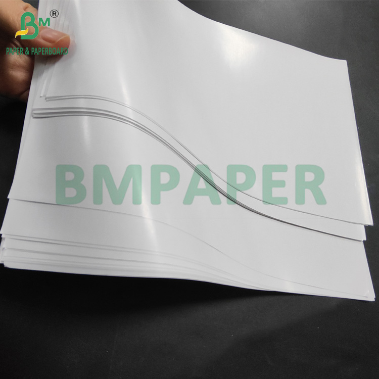 70gsm 80gsm C1S One Side Coated Paper For Labels Good Stiffness 70cm 90cm