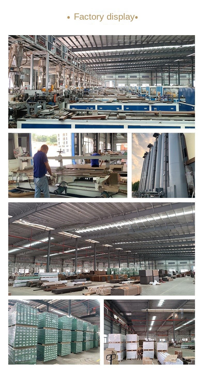 Fireproof 25x227mm WPC Cladding Panel Wood Plastic Composite Grating Plank Indoor Board Office Project