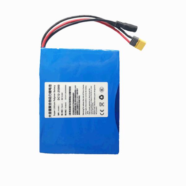 Quality IEC62133 12V 25A Lithium Polymer Battery For Low Frequency Electrical Equipment for sale