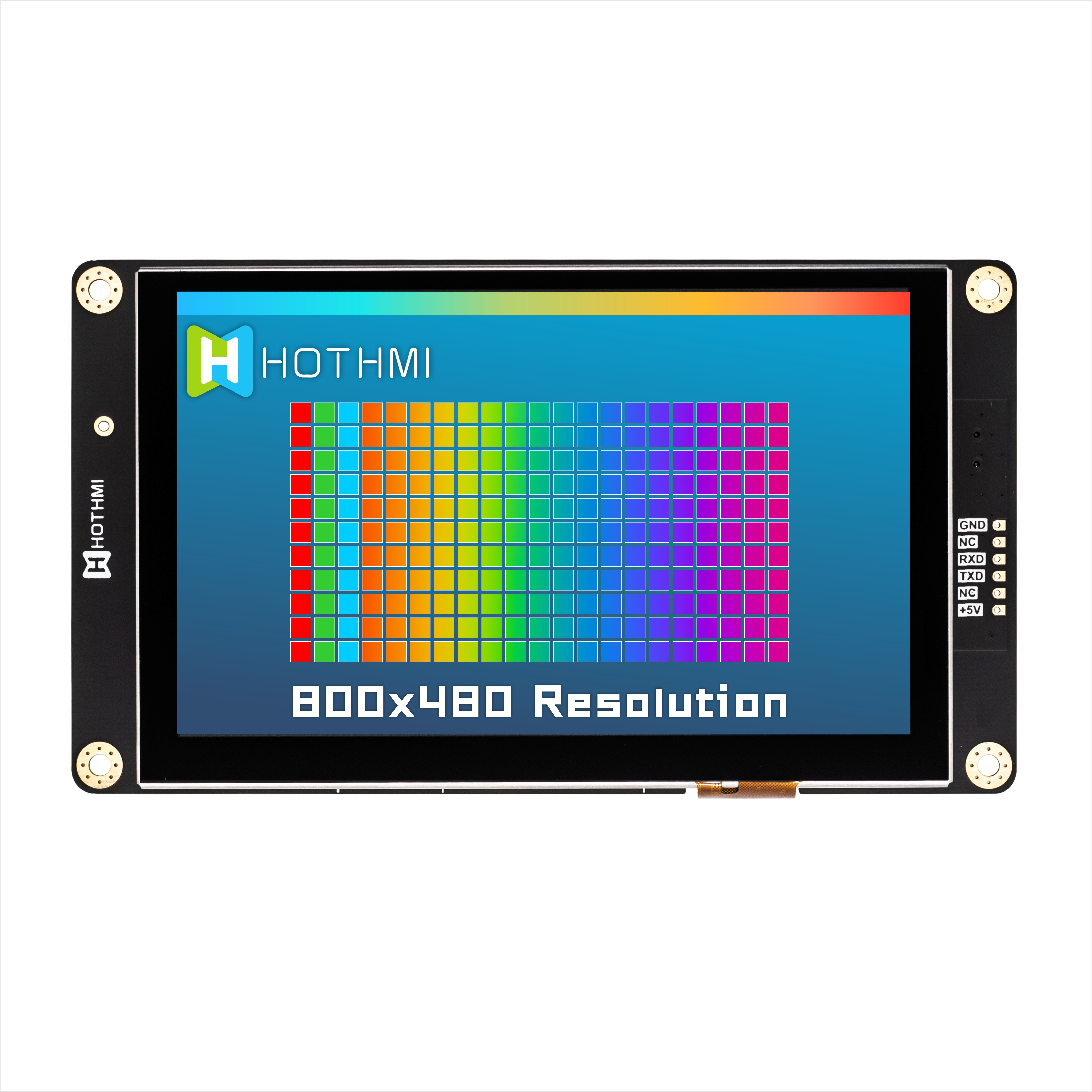 5 Inch Smart Serial Screen 800x480 UART TFT LCD Module Display Panel With Capacitive Touch
