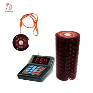 China Wireless 433.92 Free queue guest pager system for restaurant managing waiting customer wholesale