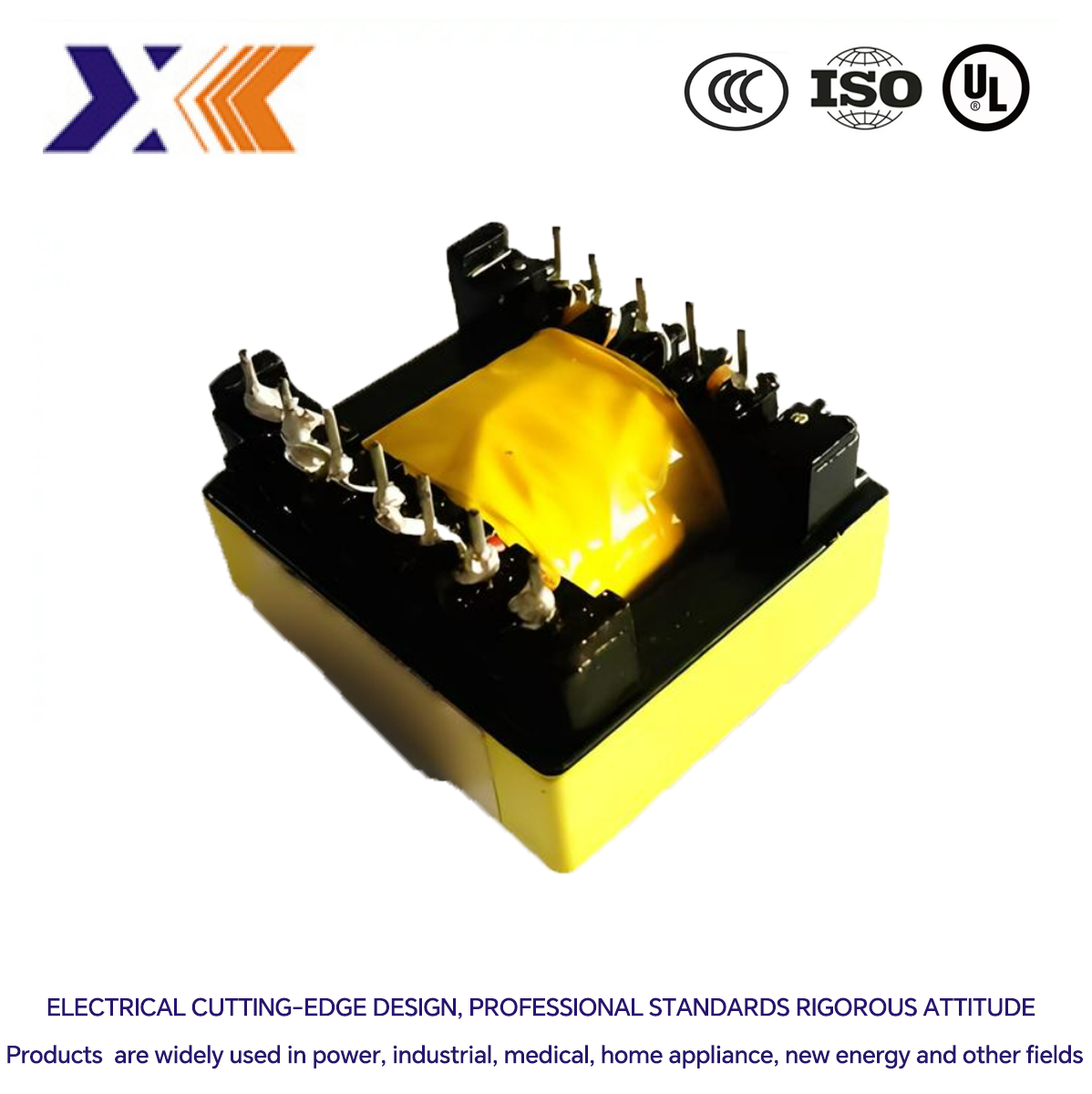 Customized EI 57*30 Power Transformer Encapsulated with Phenolic Bobbin and Copper Wire