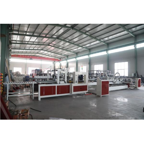 AFG 2400 Paper Box Folder Gluer Machine For Automatic Cardboard White Color
