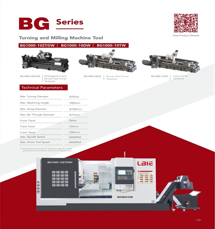 Metal Slant Bed Millturn Precision Machine With Syntec Cnc Control System