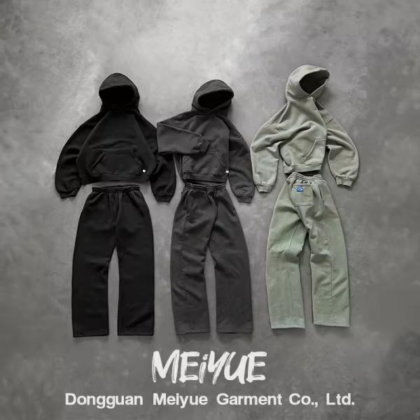 Quality Custom Blank Zip Up Plain Pullover Hoodie Joggers Baggy Sweatpants Hoodie Set Jogging Suits Sweatsuit Tracksuits For Men for sale