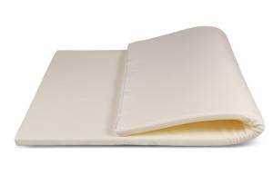 China High Density Memory Foam Mattress Toppers White Rolled Packing wholesale