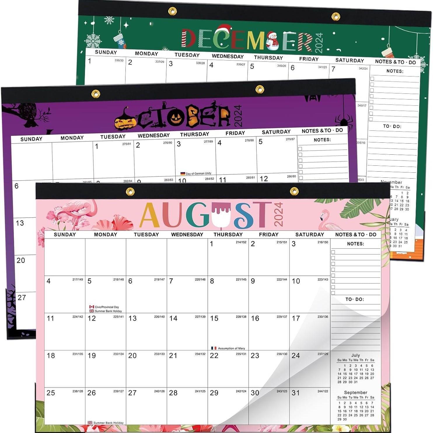 Full Color Business Branded Custom Desk Calendars for Personalization and Branding