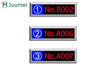 China Bank Hospital LED Counter Display Printed Digital Number Counter wholesale