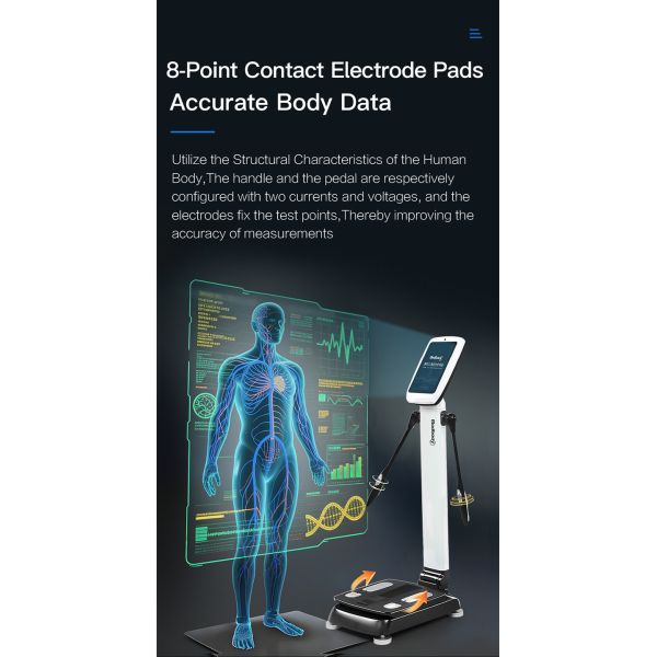 AI Intelligent Fat Health Assessment Body Scanner Body Composition Analyzer Machine