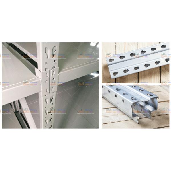 Fully Automatic Supermarket Shelf Welding Changeable Beam Steel Cold Roll Forming Machine