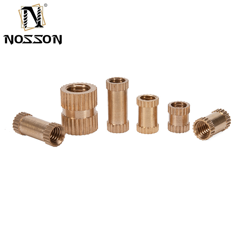 Metric Stainless Steel Ultimate Product Brass Knurled Nut Insert for Heavy Industry M3 M4 M5 M6 M8 M10 M12 1/4 3/8 5/16