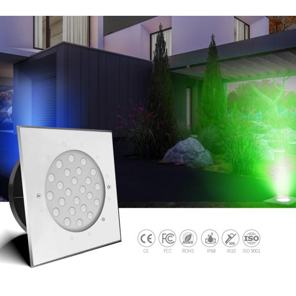DC24V 18W 316 stainless steel external control led inground pool lights