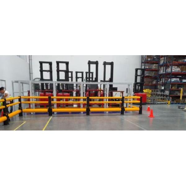 Combined Type Flexible Pedestrian Barrier Anti-Collision Guardrails Warehouse Safety Barrier Traffic