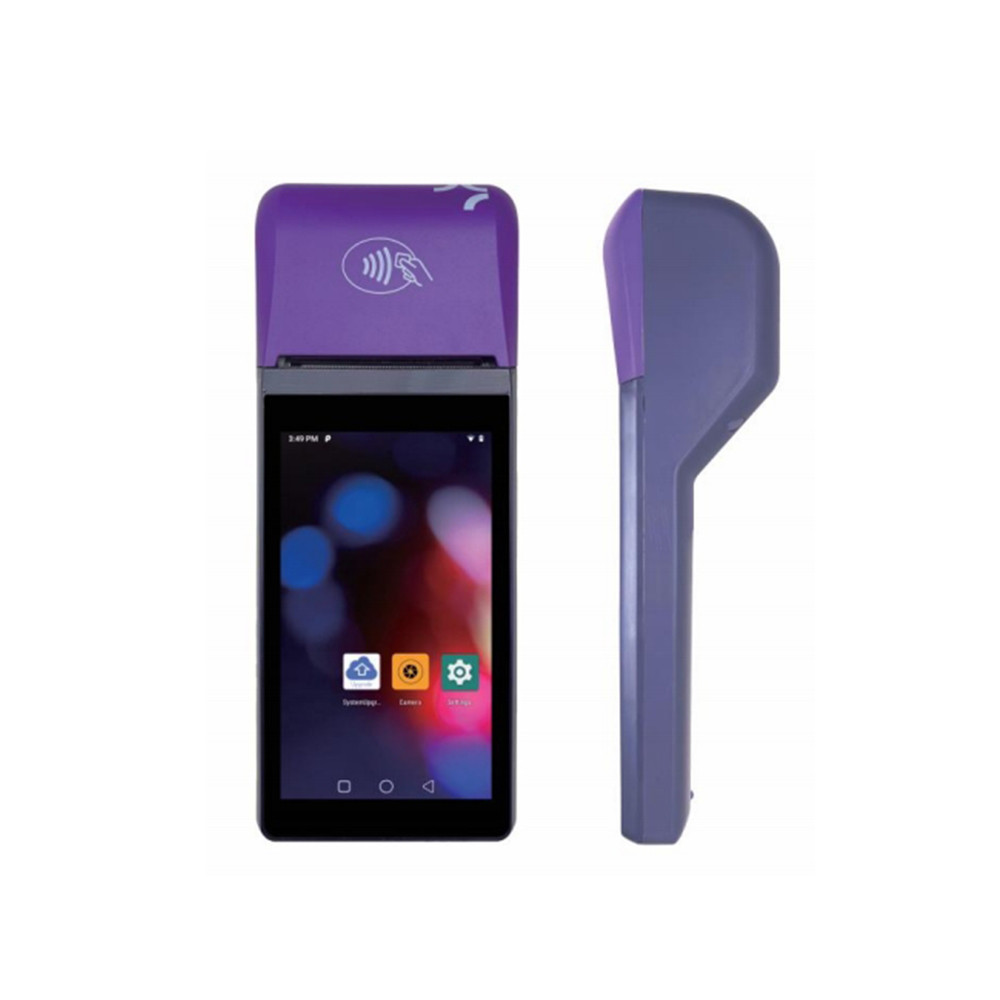 5 Inch HD Touchscreen Handheld POS Machine Support EMV Chip / NFC / QR Code