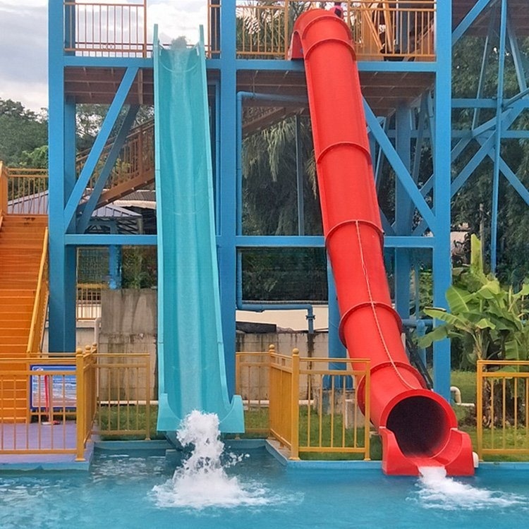 Aqua Park Water Play Equipment Fiberglass Water Slide