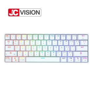 China 60% Membrane Mechanical Keyboard 61 Keys Mini ABS Case RGB Hot Swap wholesale