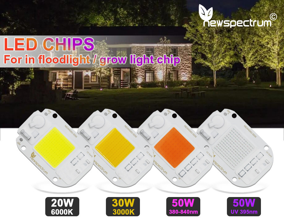 Cool White RGB LED Module 30W 220V LED COB Chip Color Temperature 6500K