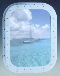 Quality Steel A60 Windows , Fireproof Marine Rectangular Windows, Customized Sizes for sale