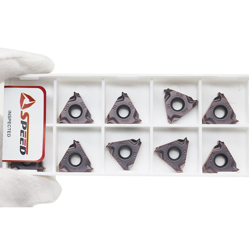 Tungsten 11ir A60 Inserts , External Threading Inserts 11IER Hard Material Use