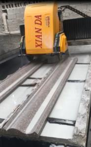 China Rough Cutting And Fine Milling 3 Axis Linear Stone Cutting Machine For Square Railing wholesale