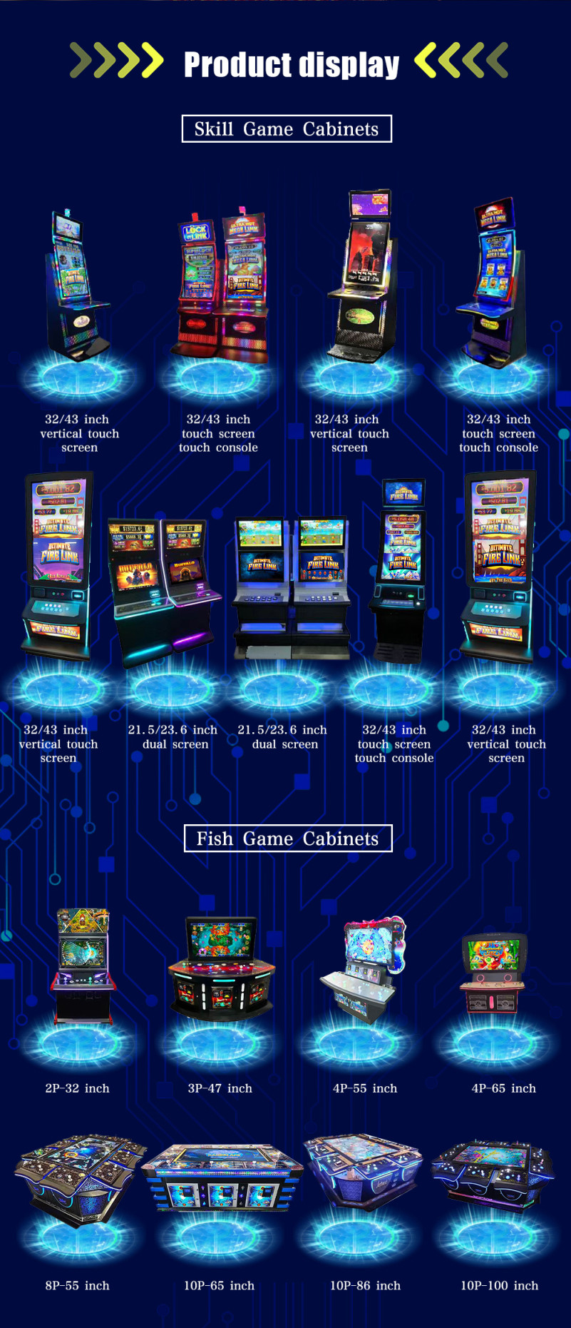 Arcade Portable Pot Of Gold Game Machine Sturdy With Multi 4 In 1 Game Board