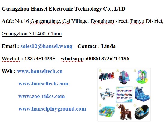 Hansel  high qualitaty coin kiddie train  ride kiddie equipment rides in mall