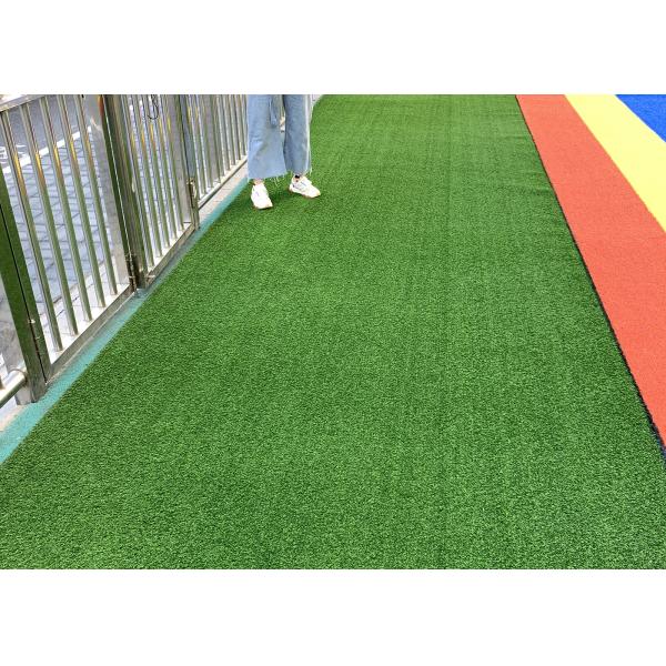 Anti Aging 3/8 Inches Gauge Kindergarten Colored Artificial Turf